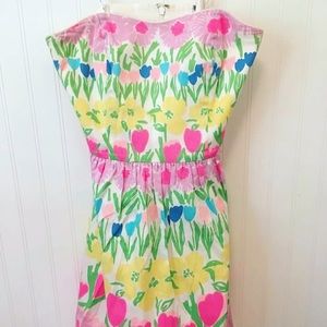 Lilly Pulitzer Payton Dress in Floral Line Dance